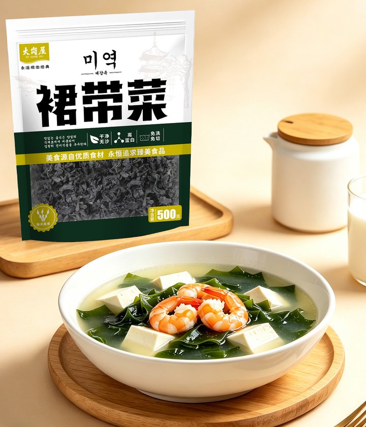 大岗屋裙带菜500g